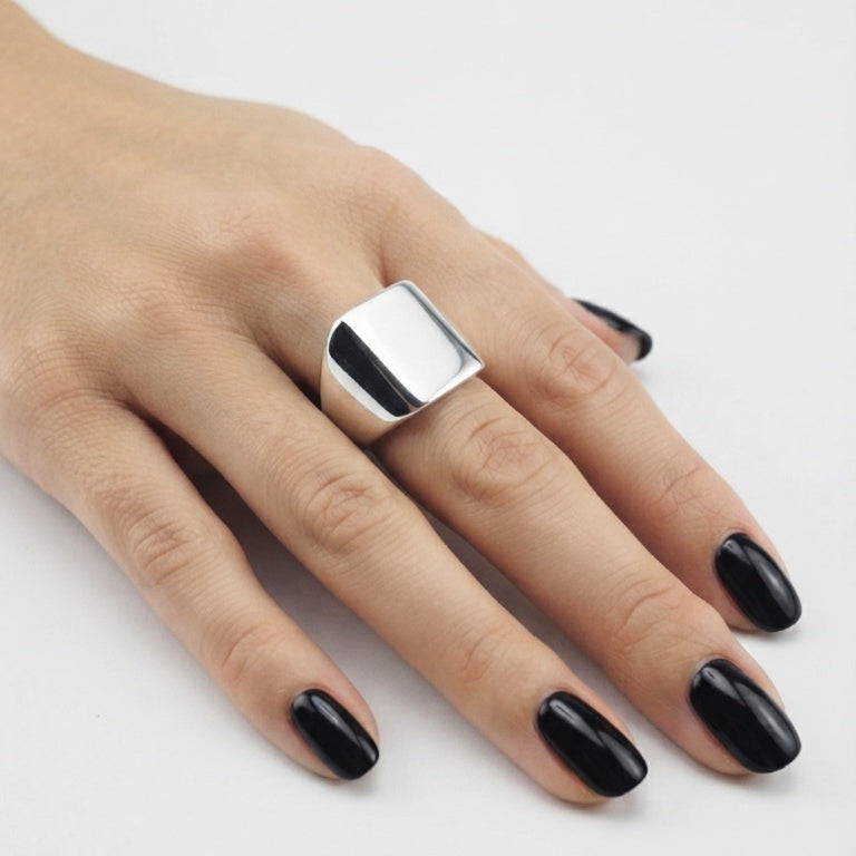 QUAD SILVER RING
