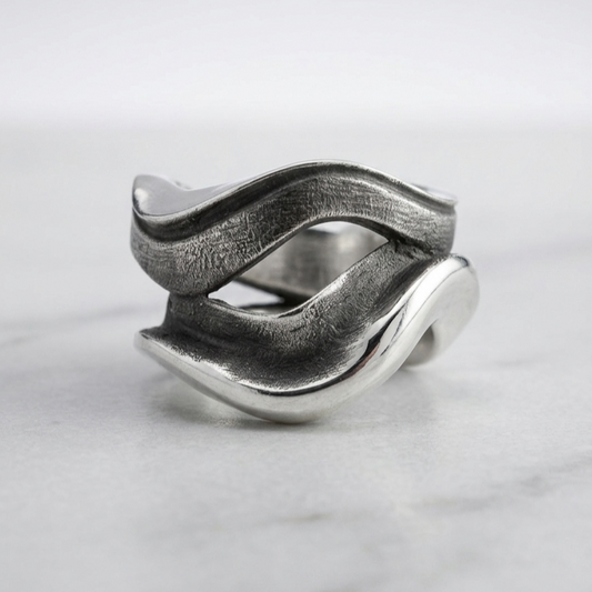 Strata Silver Ring