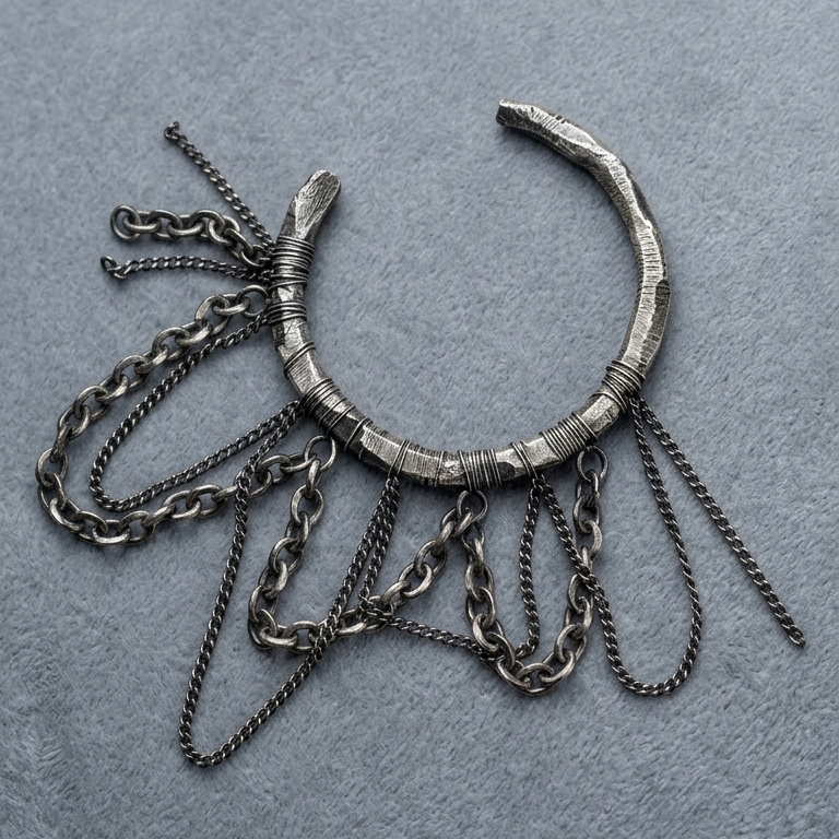 ONE-OFF SILVER PLATED BRACELET