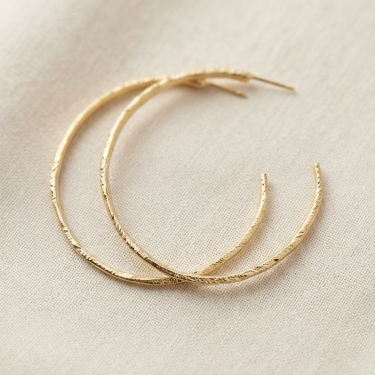 LARGE HOOP EARRINGS