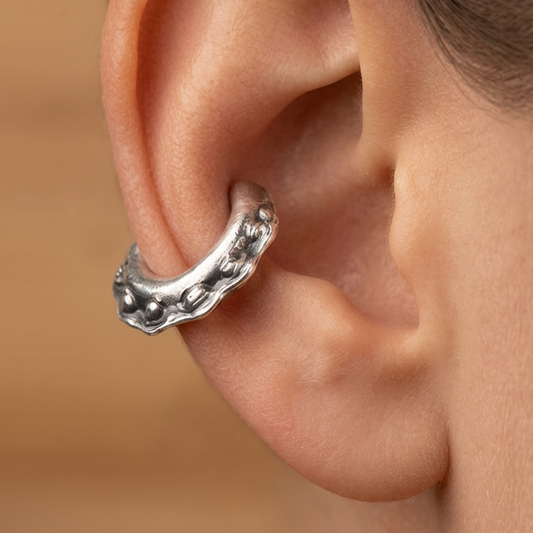 ONE-OFF SILVER PLATED EARCUFF 5