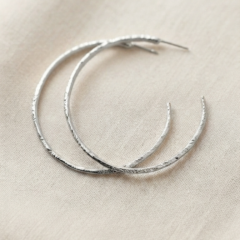 LARGE HOOP EARRINGS