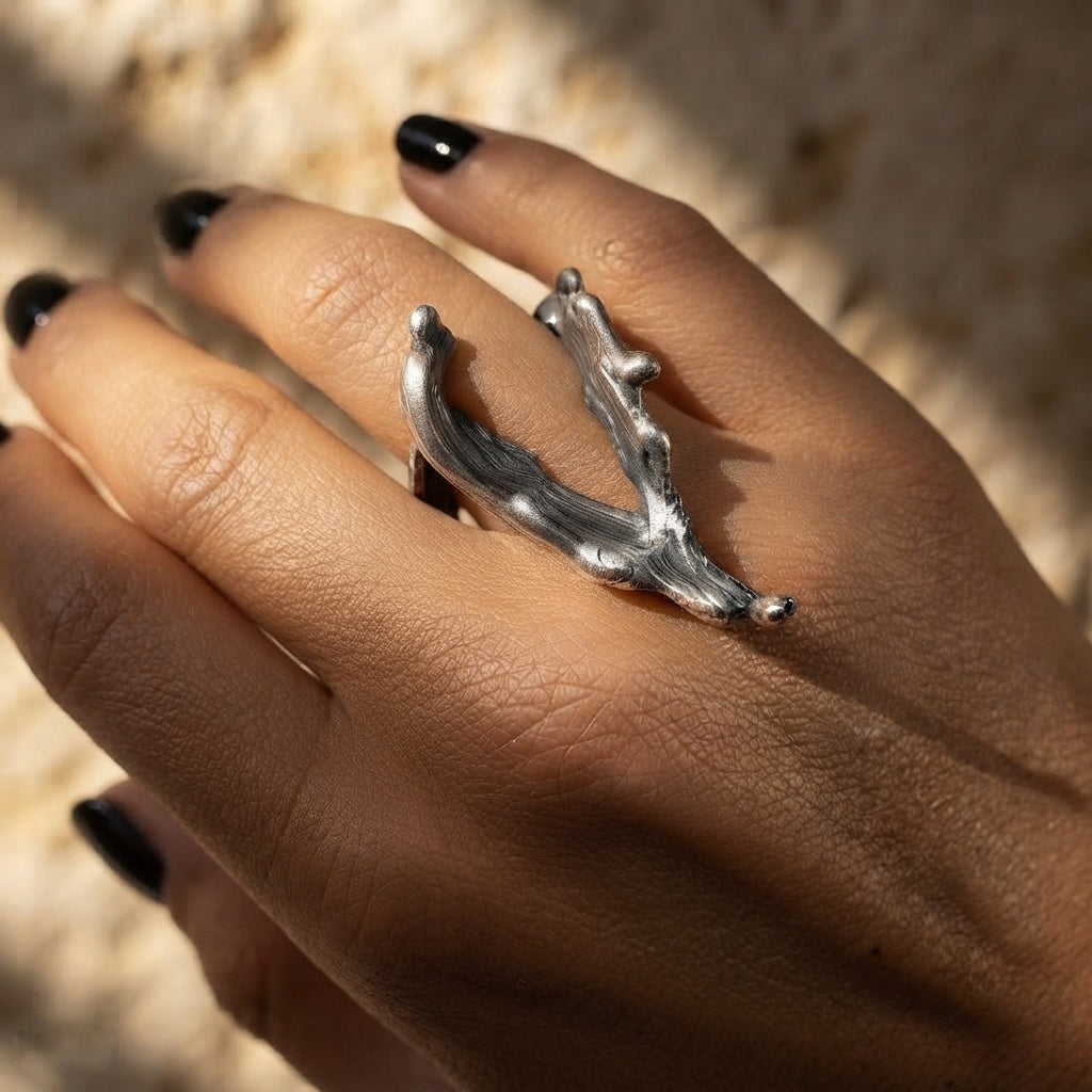 EMERGENCE SILVER RING
