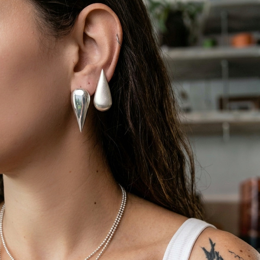 DROPS SILVER EARRINGS