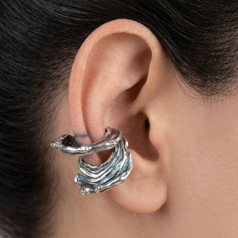 ONE-OFF SILVER PLATED EARCUFF 7