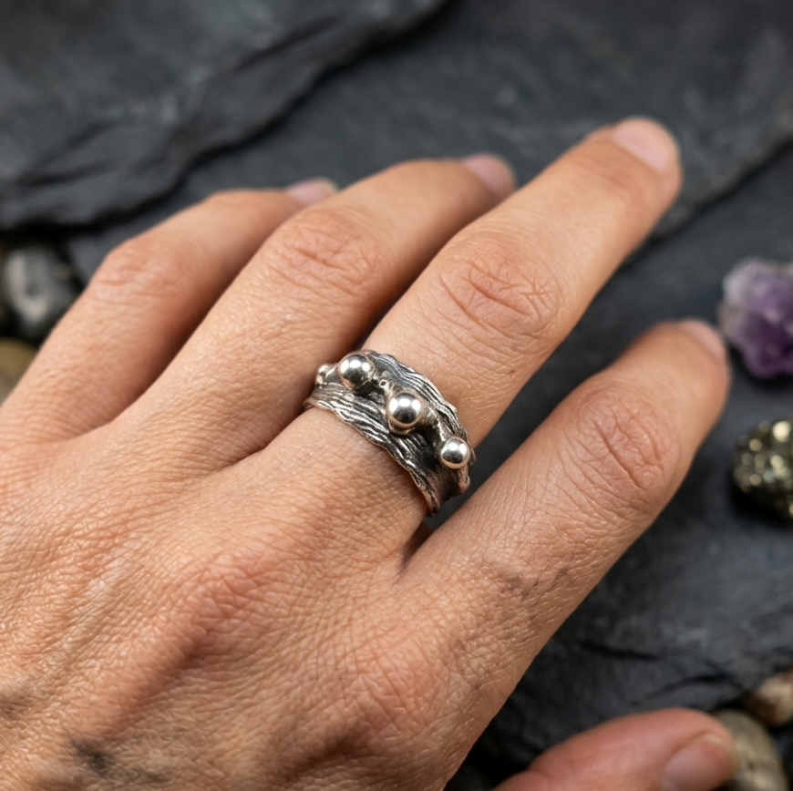 Chrysalis Silver Ring