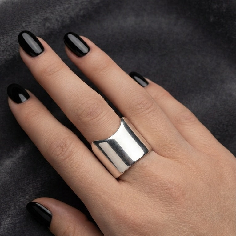 ARCH SILVER RING